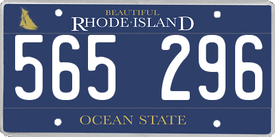 RI license plate 565296