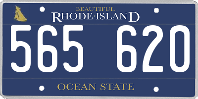 RI license plate 565620
