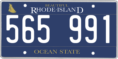 RI license plate 565991
