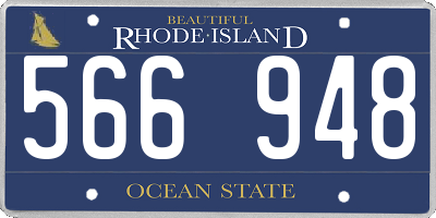 RI license plate 566948