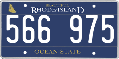RI license plate 566975