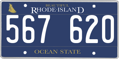 RI license plate 567620