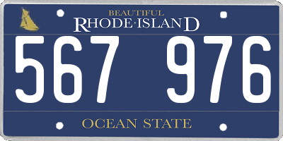 RI license plate 567976