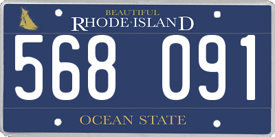 RI license plate 568091