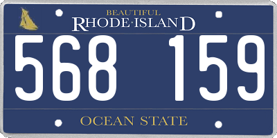 RI license plate 568159