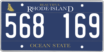 RI license plate 568169