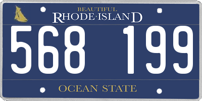 RI license plate 568199