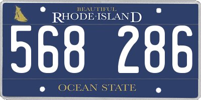 RI license plate 568286