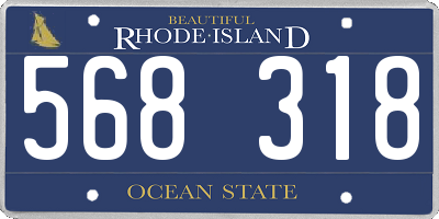 RI license plate 568318