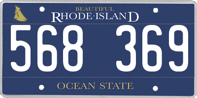 RI license plate 568369