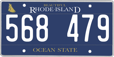 RI license plate 568479