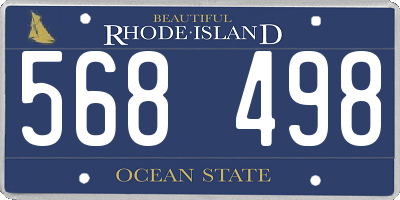 RI license plate 568498