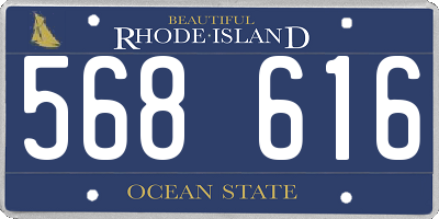 RI license plate 568616