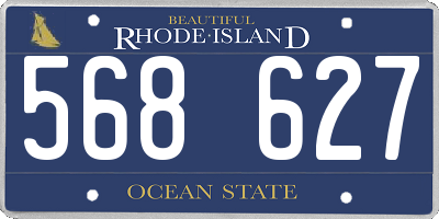 RI license plate 568627
