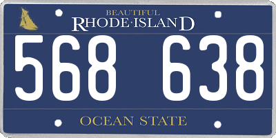 RI license plate 568638