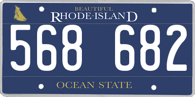 RI license plate 568682