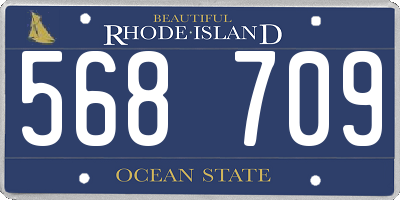 RI license plate 568709