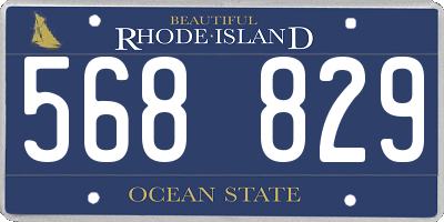RI license plate 568829