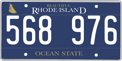 RI license plate 568976