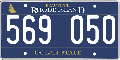 RI license plate 569050