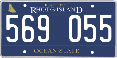 RI license plate 569055
