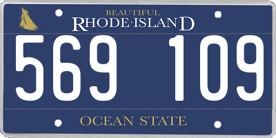 RI license plate 569109