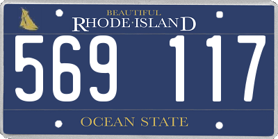 RI license plate 569117