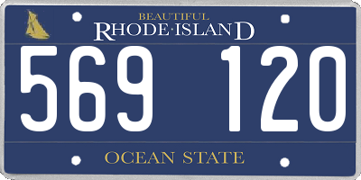 RI license plate 569120