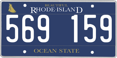 RI license plate 569159