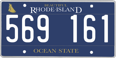 RI license plate 569161