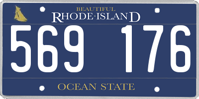 RI license plate 569176