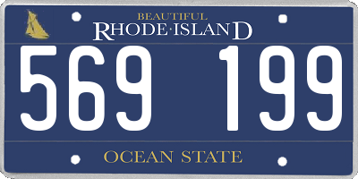 RI license plate 569199
