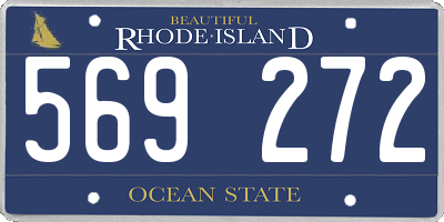 RI license plate 569272