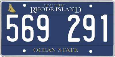 RI license plate 569291