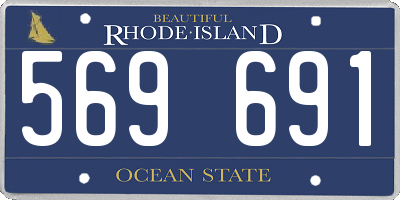 RI license plate 569691