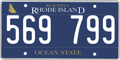RI license plate 569799