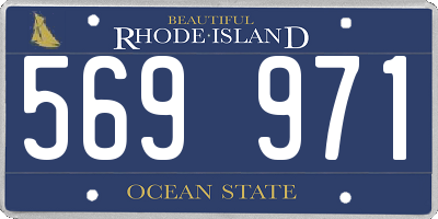 RI license plate 569971
