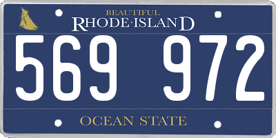 RI license plate 569972