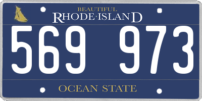 RI license plate 569973