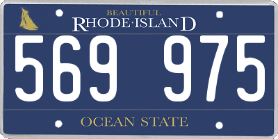 RI license plate 569975