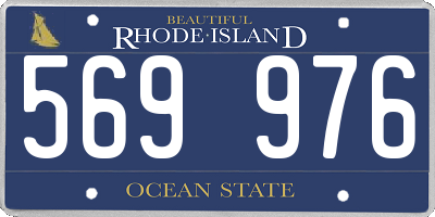 RI license plate 569976