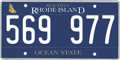 RI license plate 569977