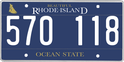 RI license plate 570118