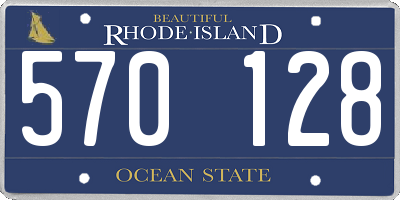 RI license plate 570128
