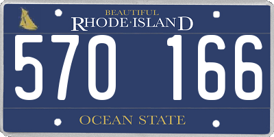 RI license plate 570166