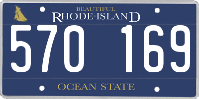 RI license plate 570169