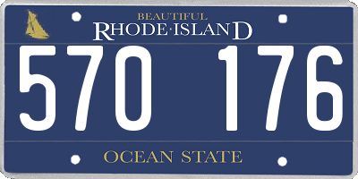 RI license plate 570176