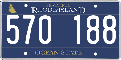 RI license plate 570188