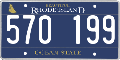 RI license plate 570199