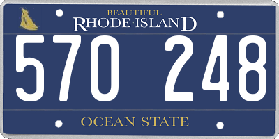 RI license plate 570248